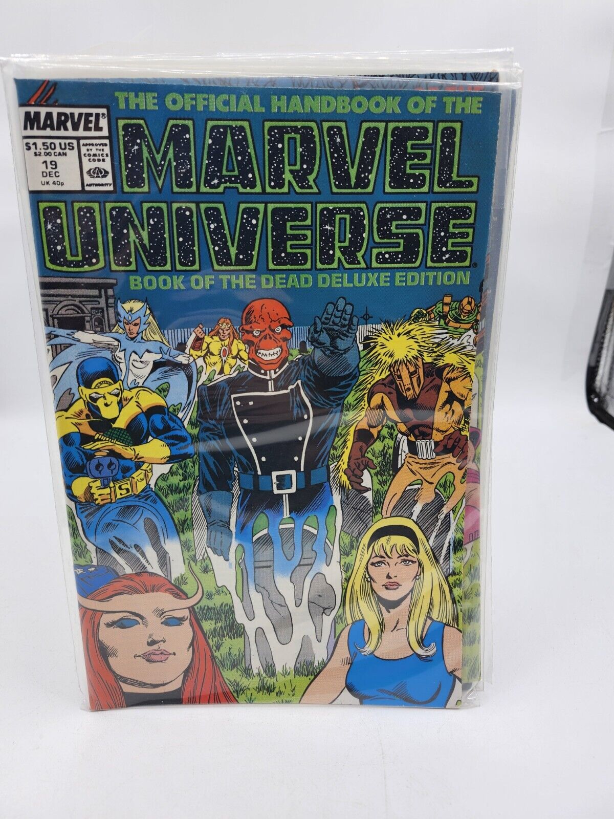 THE OFFICIAL HANDBOOK OF THE MARVEL UNIVERSE BOOK OF THE DEAD DELUXE EDITION #19