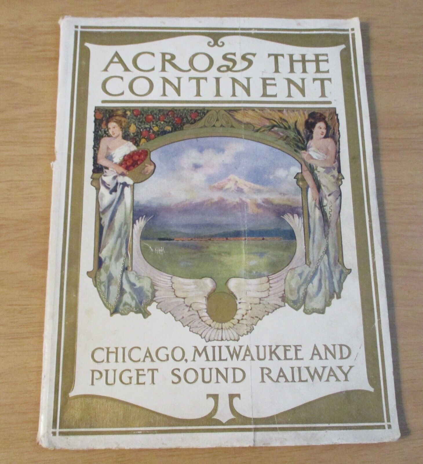 SCARCE 1911 \'ACROSS THE CONTINENT\'~Chicago, Milwaukee & Puget Sound RAILWAY~