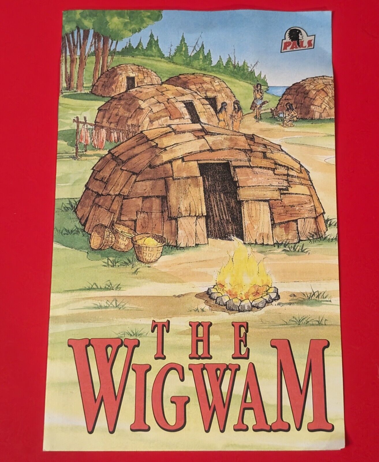 Vintage The Wigwam 1991 - Awana Pals Clubs Pamphlet Booklet Workbook Christian