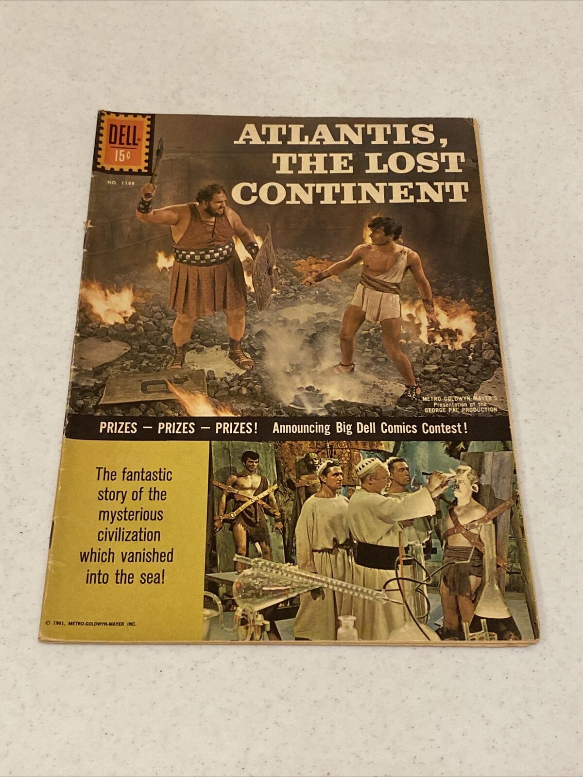 Dell FOUR COLOR #1188 Atlantis, The Lost Continent 1961 VF Vintage Comic