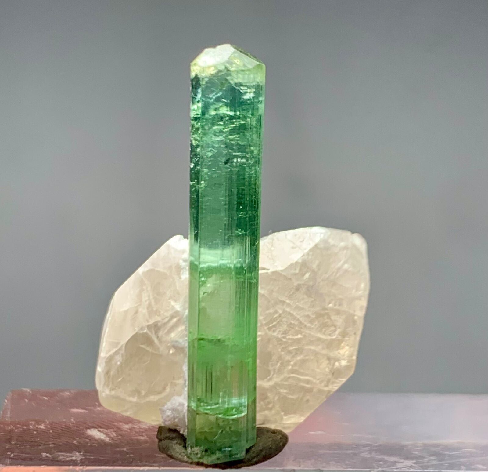 19 Cts Beautiful Top Quality Terminated Tourmaline Crystal with Quartz @ Afgan