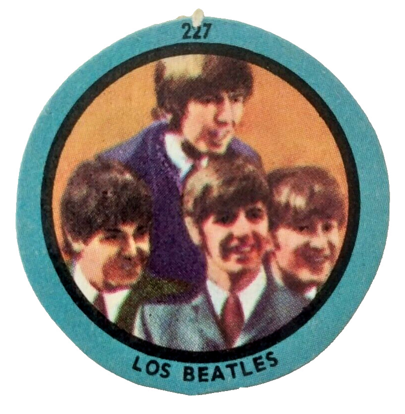 1968 The Beatles Card Vtg Figuritas Gauchitas Argentina Disc #227 Super Rare