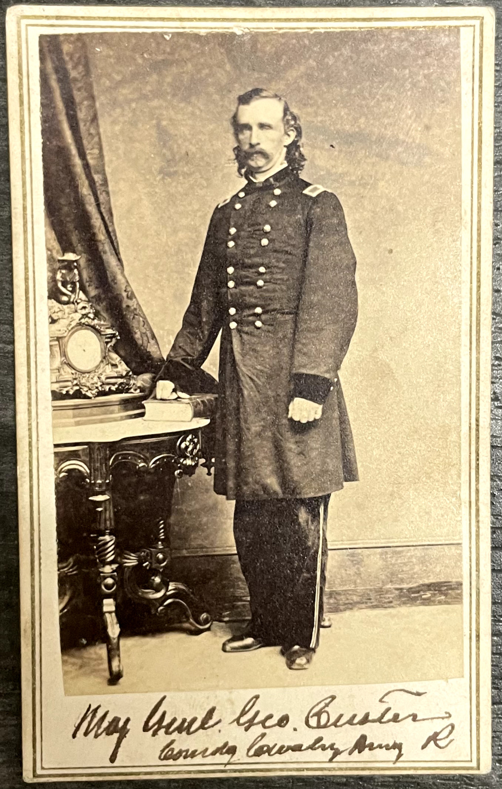 Civil War General George Armstrong Custer Carte de Visite 1863 - $30K APR w/CoA