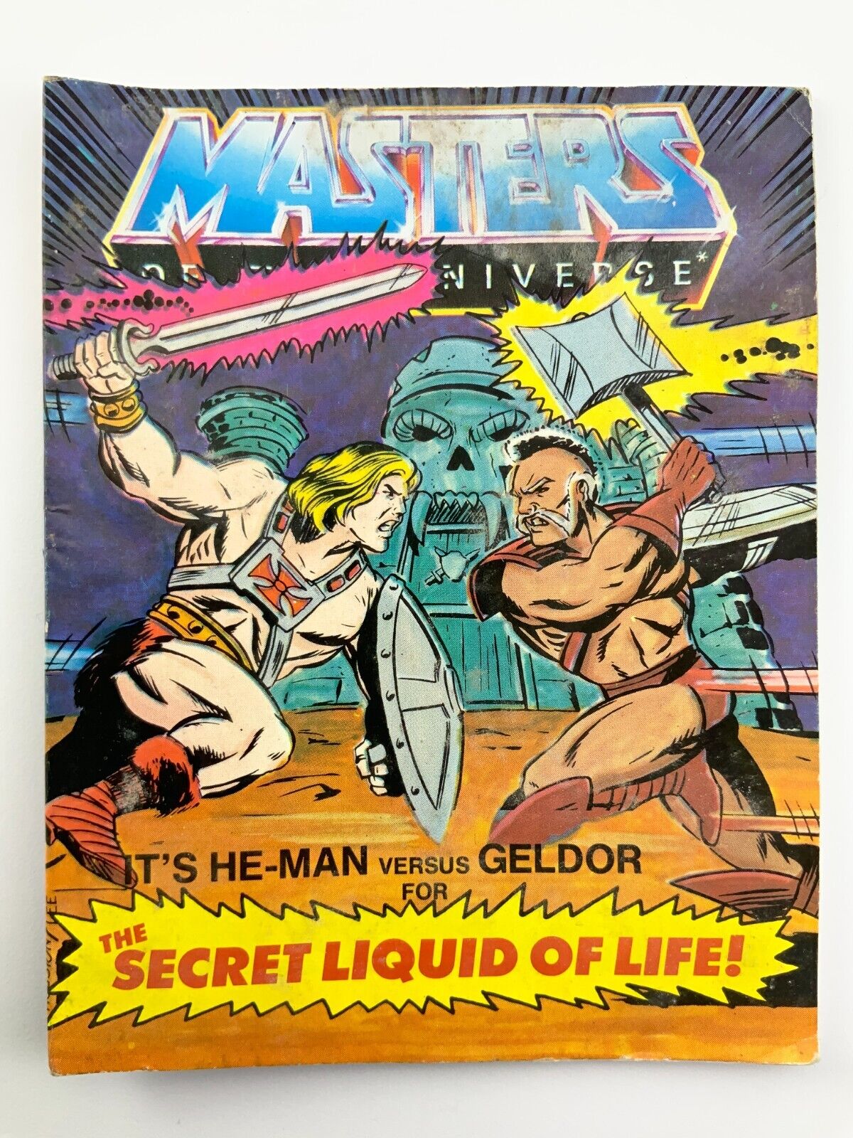 Masters Of The Universe He-Man vs Geldor Secret Liquid of Life French EE996