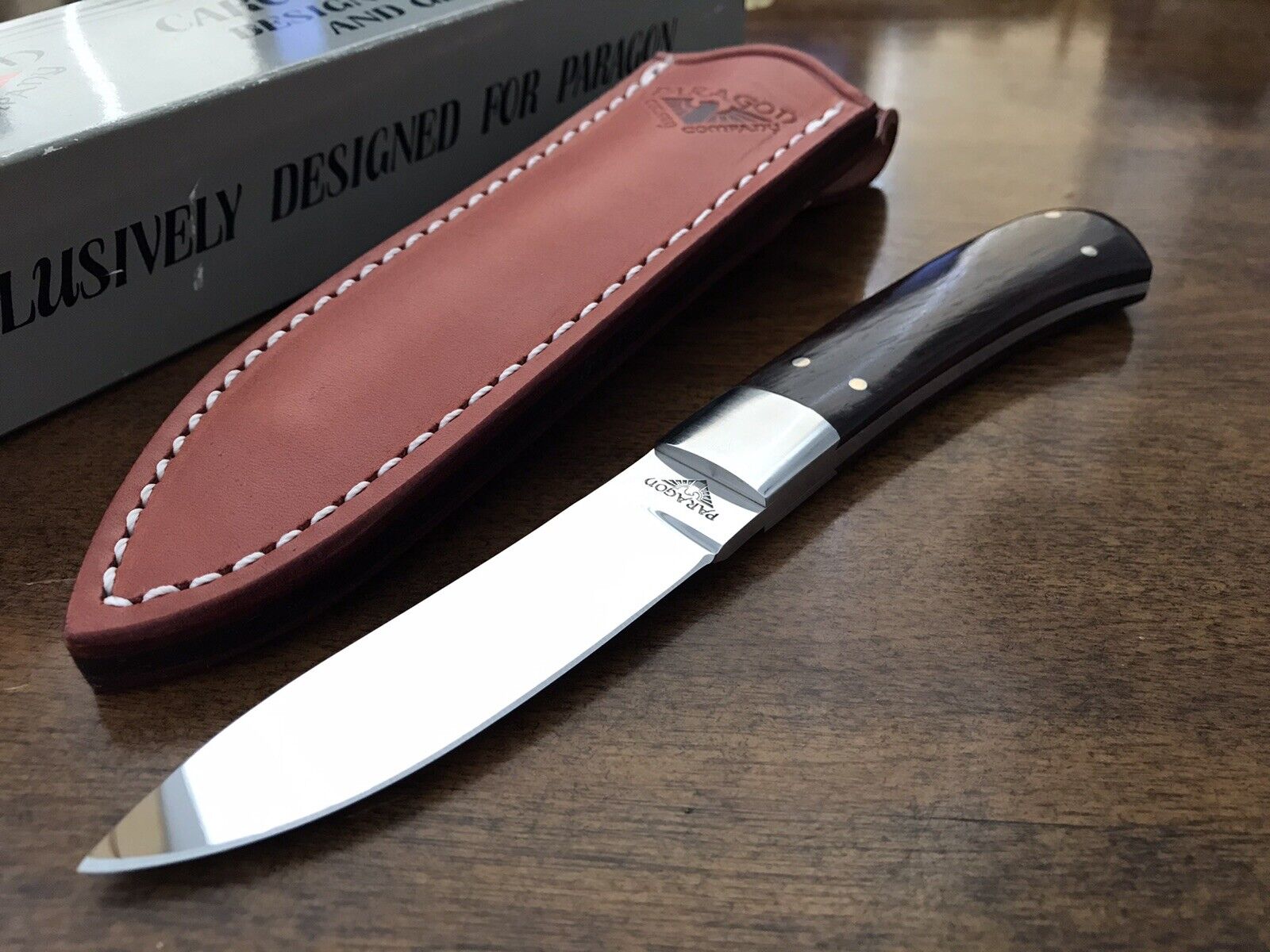 Paragon Fixed Blade Knife Tommy Lee / George Herron Design Made In Seki Japan