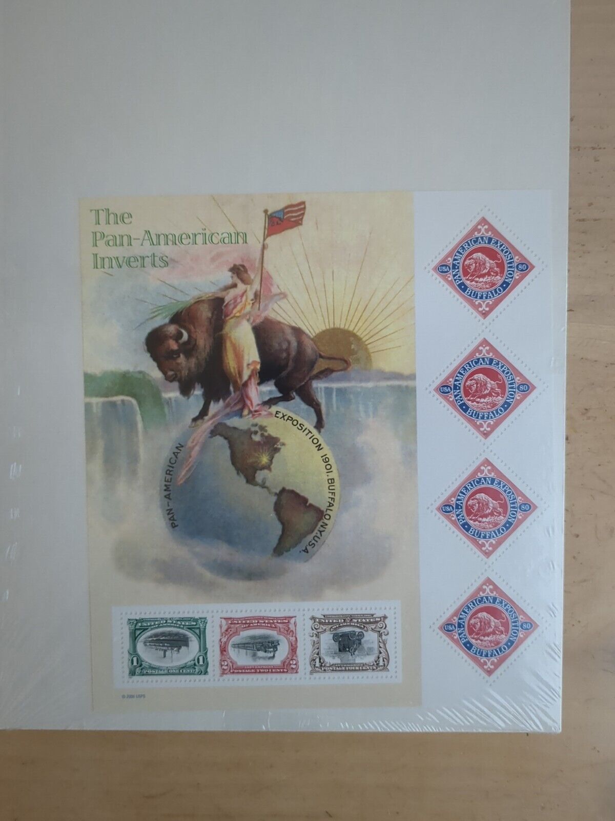 The Pan-American Inverts Exposition 1901, Buffalo, N.Y. U.S.A. Stamp Set  6X7in