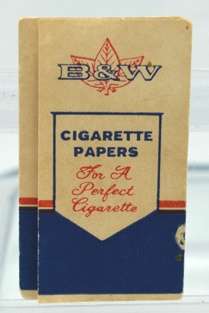 Rare B & W Cigarette Papers Brown & Williamson - 3 leaf logo