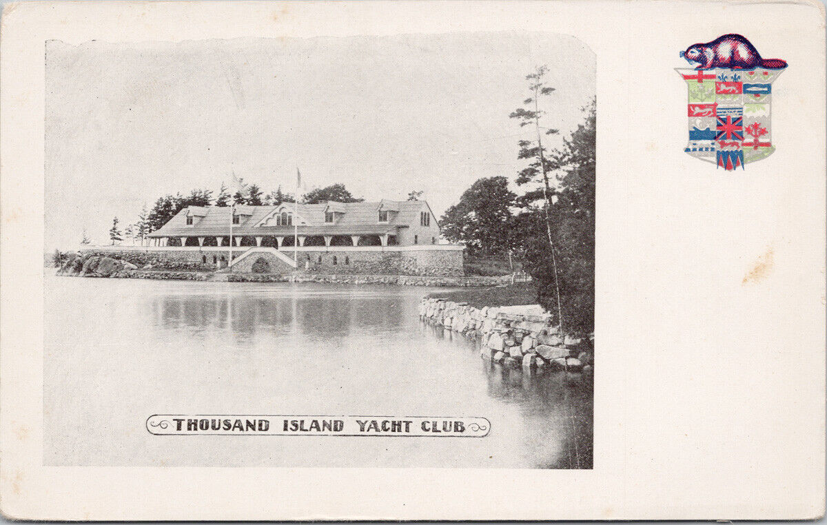 Thousand Island Yacht Club Ontario ON Unused Souvenir Mailing Postcard E58