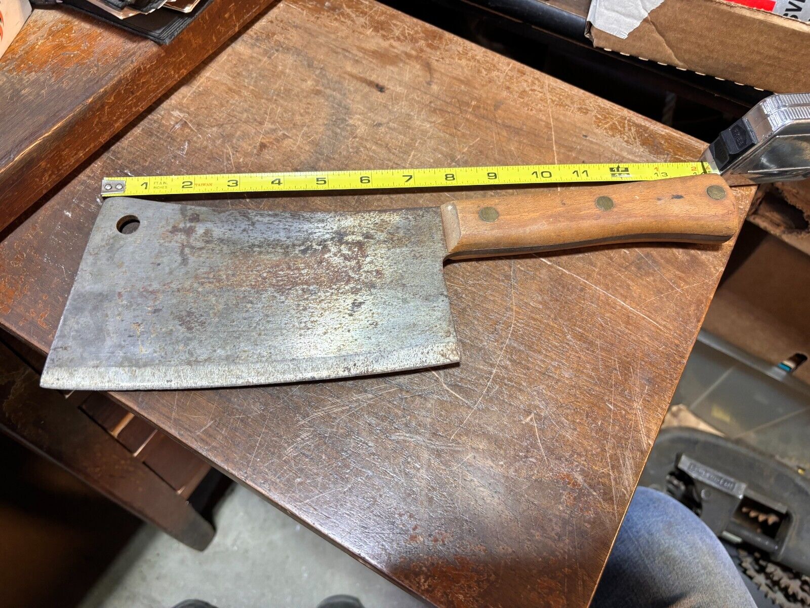 Antique Meat Cleaver / Butcher’s Knife  WELL MADE
