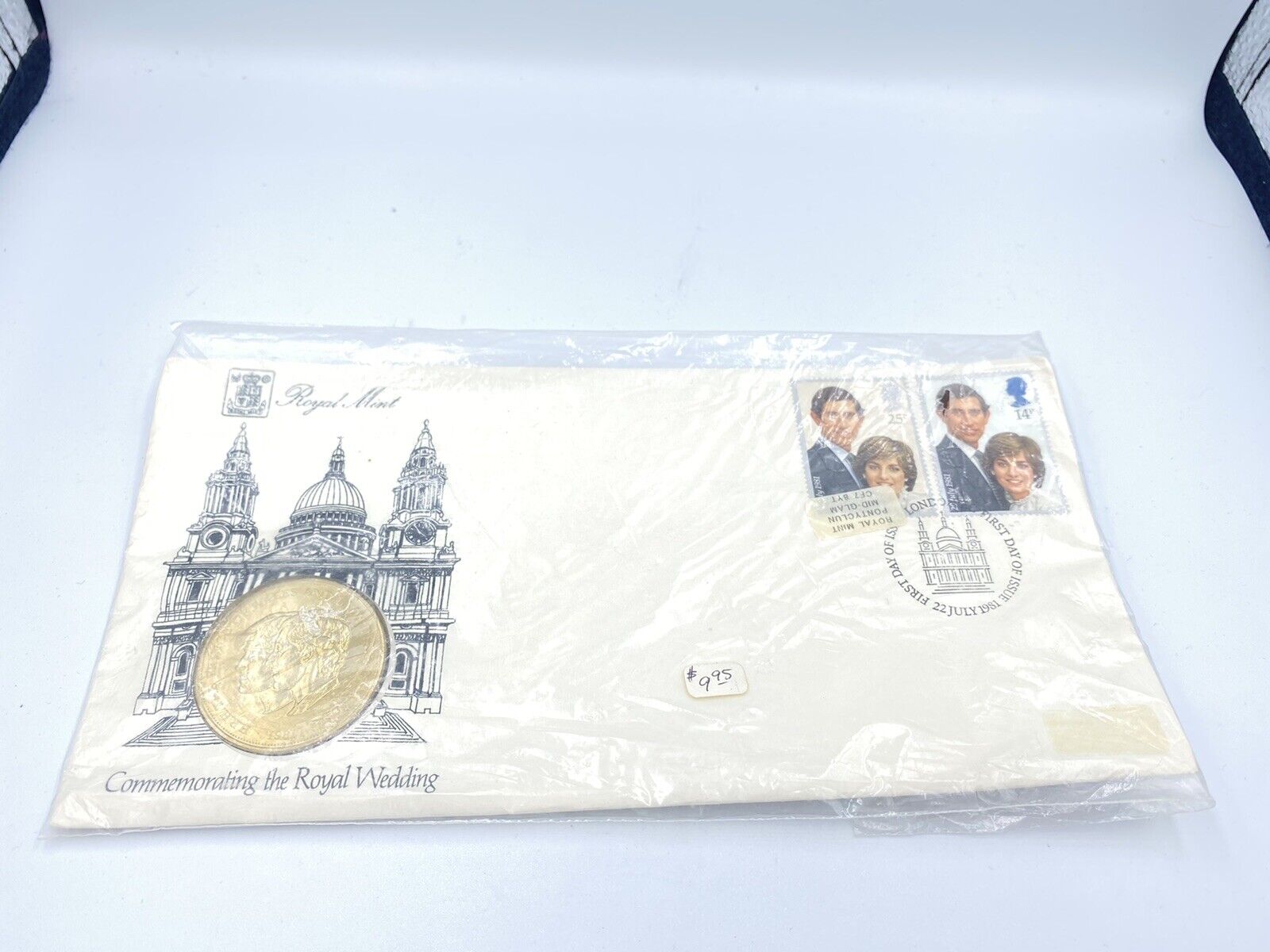 Vintage Royal Mint Coin Stamps Princess Diana Prince Charles 1981 Wedding