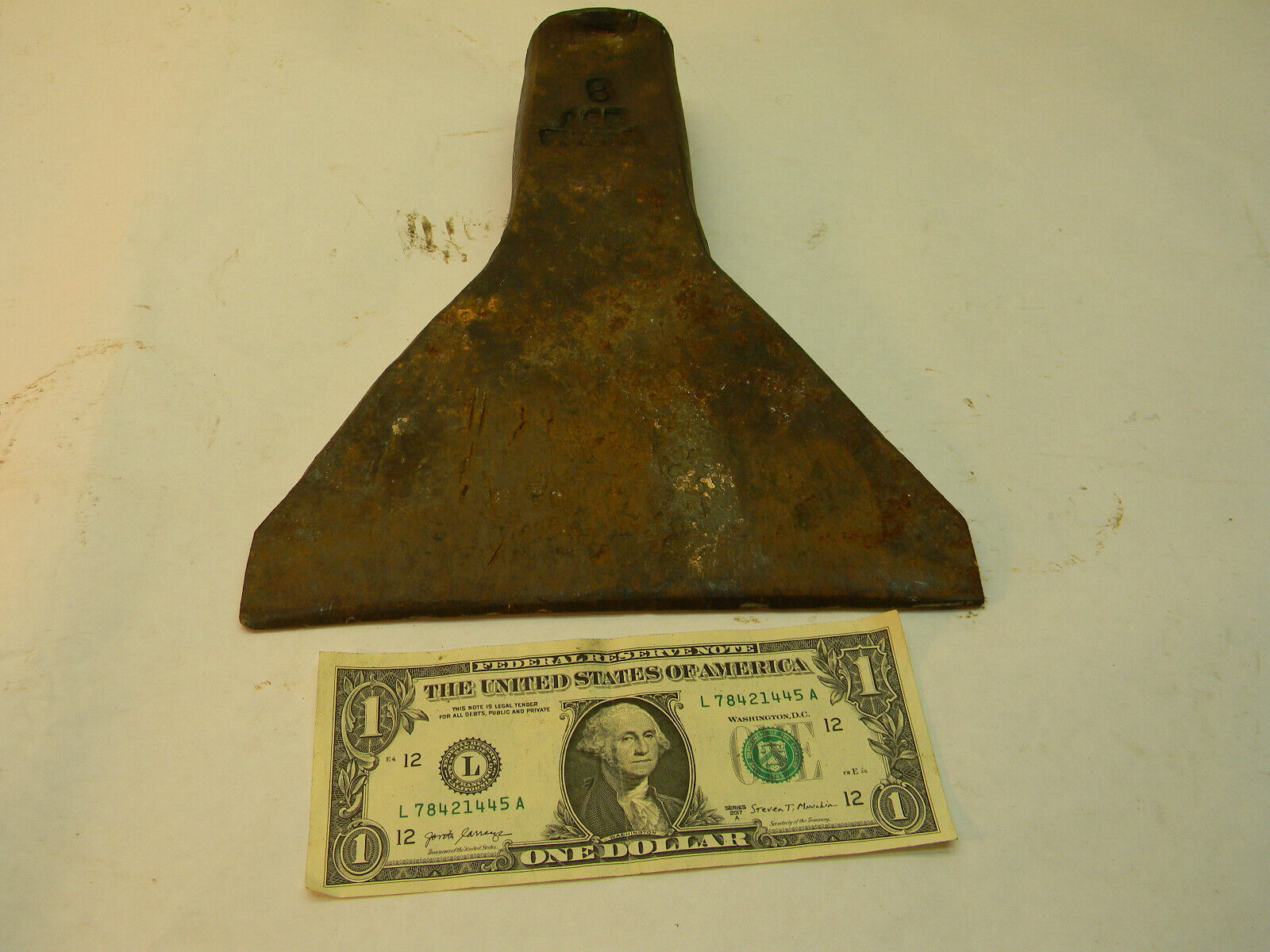 40127 Vintage Large Hot Cut Hardy; Anvil, Forge Blacksmithing tool; cutting,