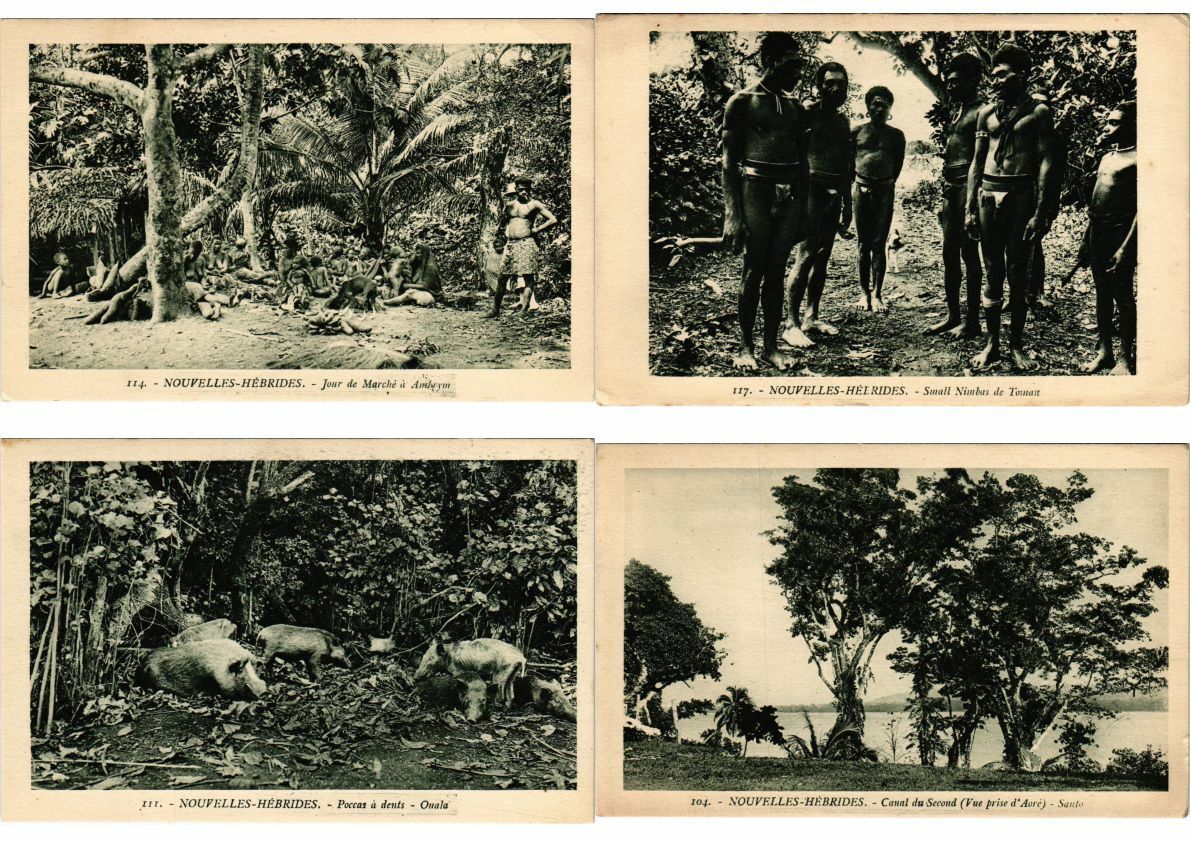 NEW HEBRIDES SOUTH PACIFIC 32 Vintage postcards pre-1940 (L2438)