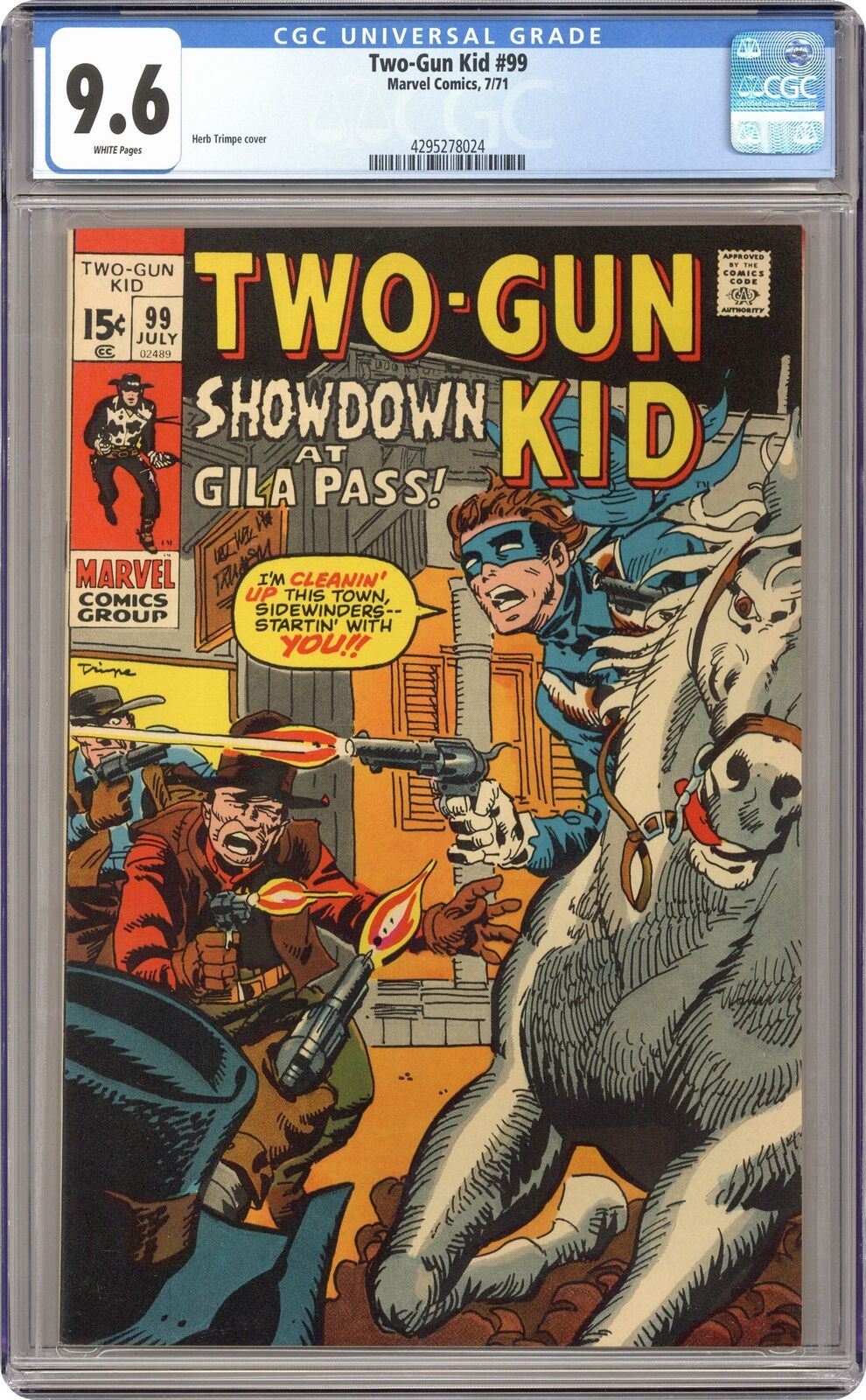 Two-Gun Kid #99 CGC 9.6 1971 4295278024