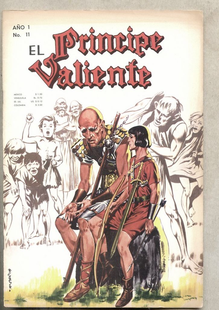 El Príncipe Valiente #11-1965 Prince Valiant Spanish Comic Book Lord Cochrane Ma