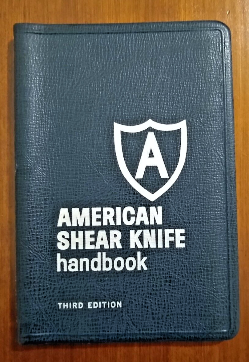 American Shear Knife Company Homestead, PA  Handbook/Catalog Third Edition