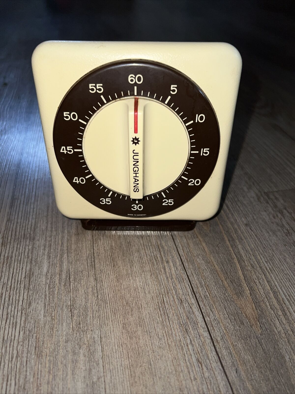 Junghans XL Timer Rare Industrial MCM Mid Century Vintage Egg Space Age Germany