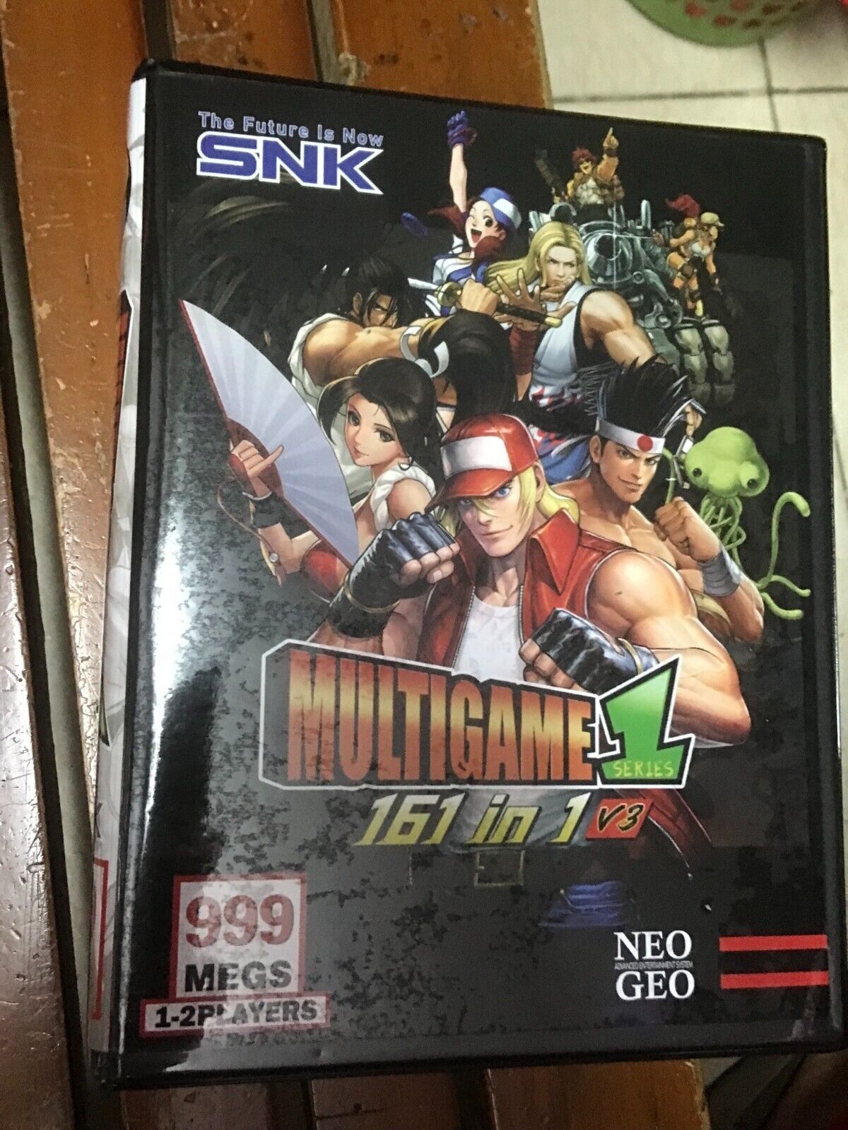 SNK NEOGEO mvs 161 in 1 game card (with box)