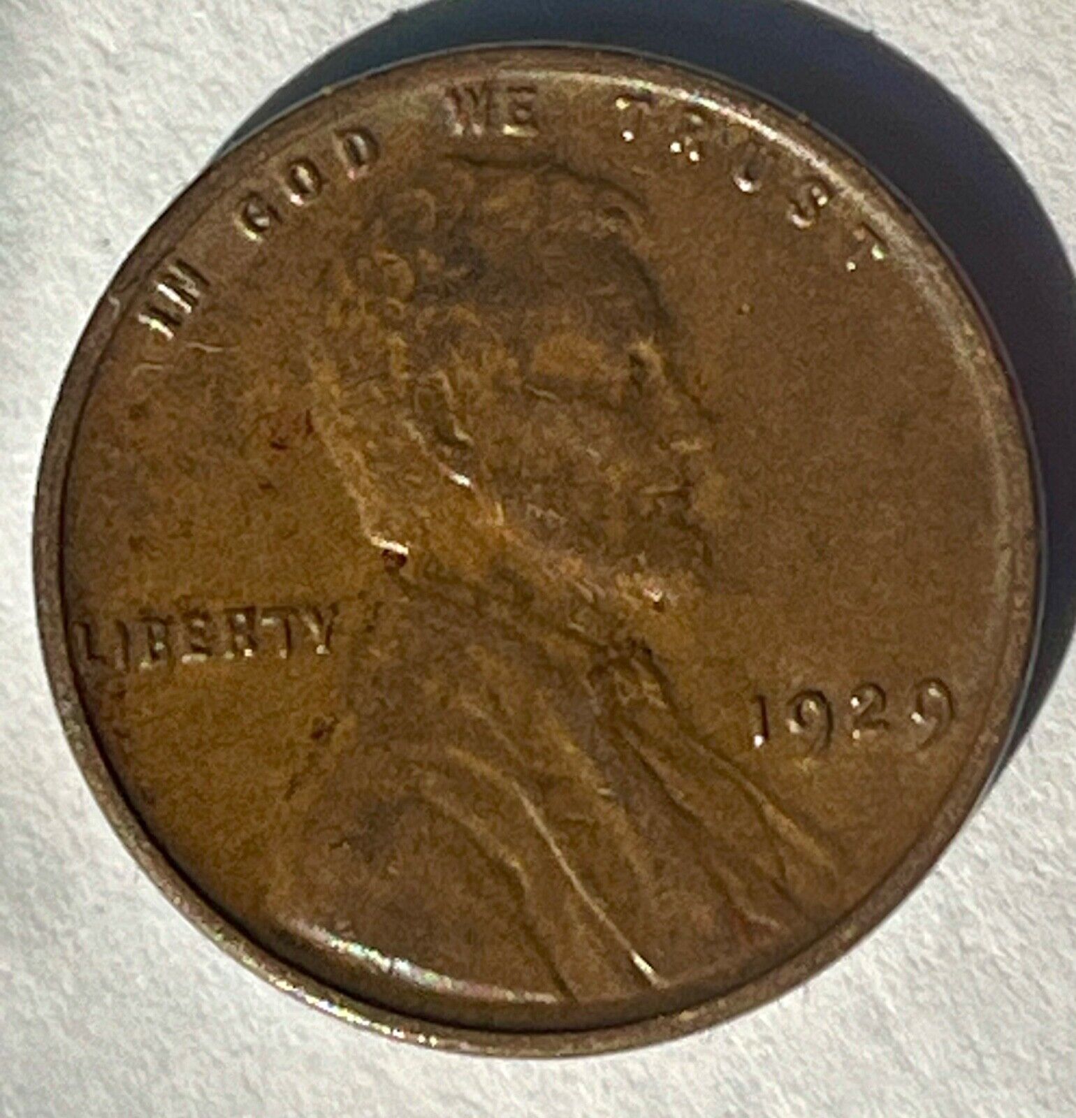 *Rare* 1929 Lincoln Wheat Penny -No Mint Mark