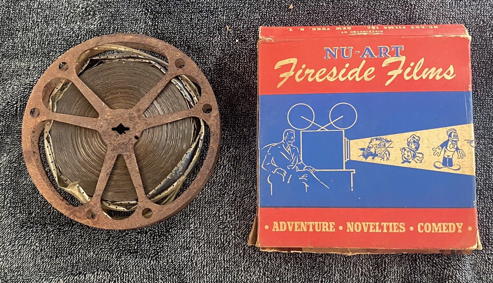Vintage Nu Art 8 mm Fireside Films Adventure Novelties Comedy Terrible Condition