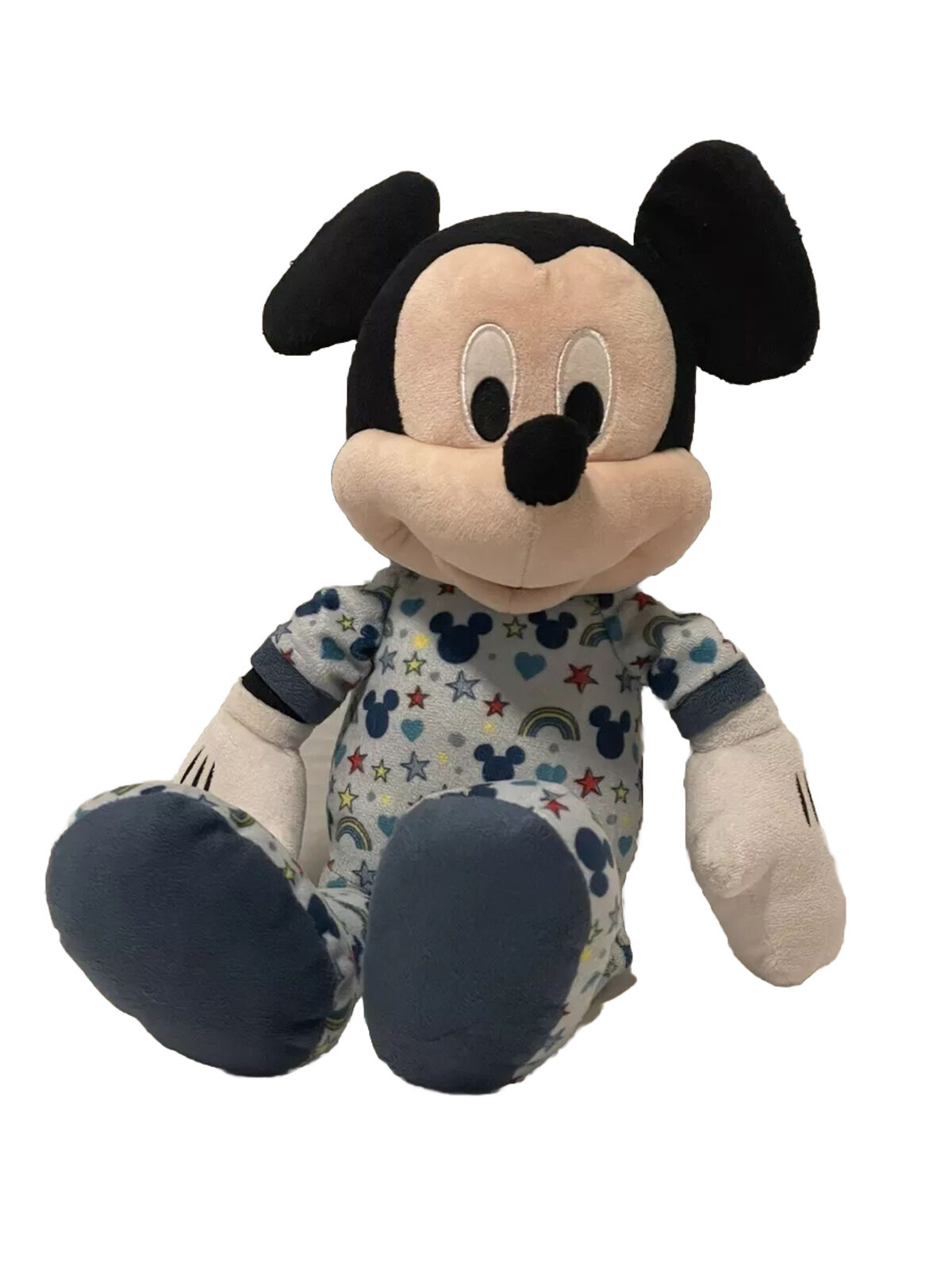 Disney Mickey Mouse Kids Plush Just Play 2022 Blue Pajamas