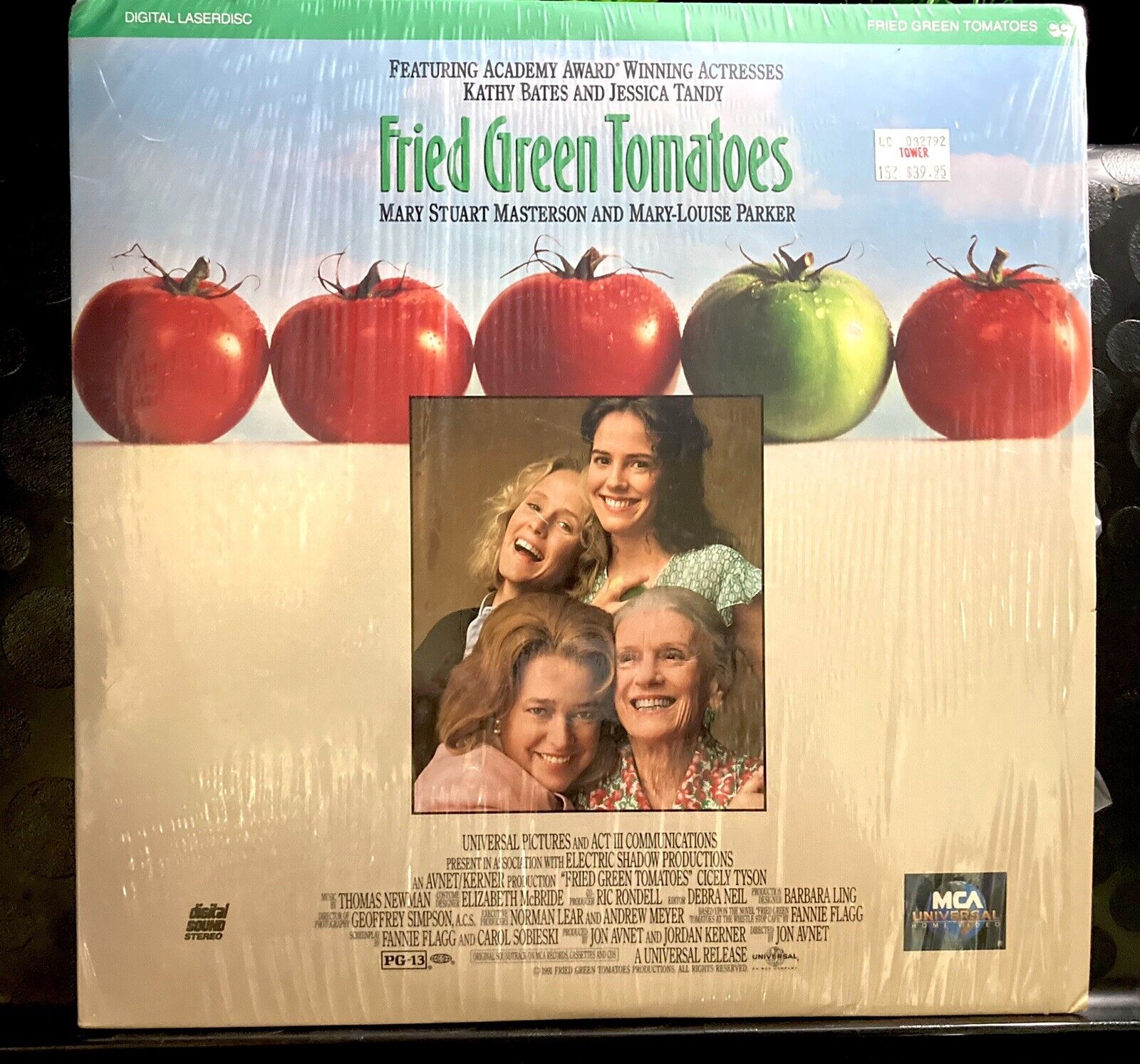 Vintage Fried Green Tomatoes Laserdisc New Old Stock Excellent Unused Condition