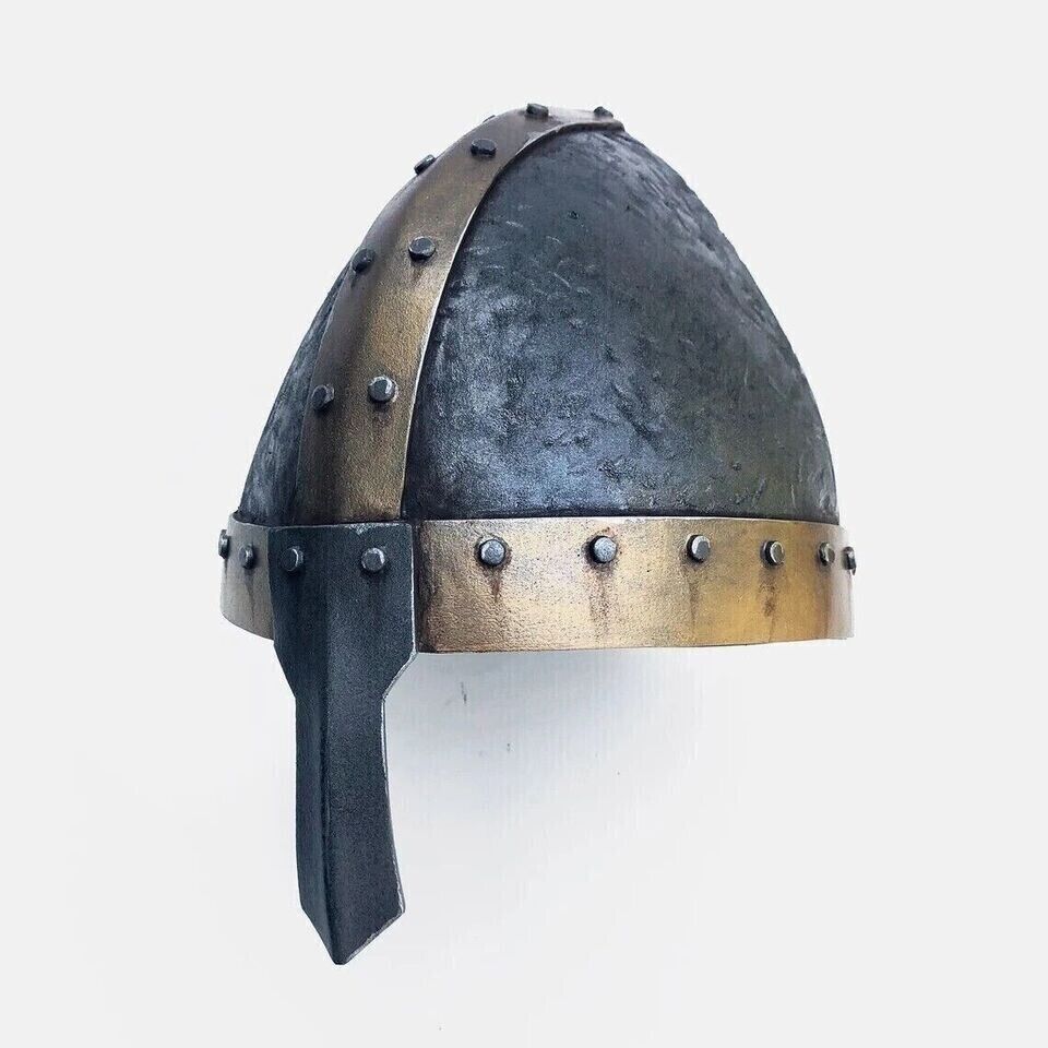 Armor Helmet Cosplay Medieval Viking Norse Helmet Replica Handmade 18GA SCA