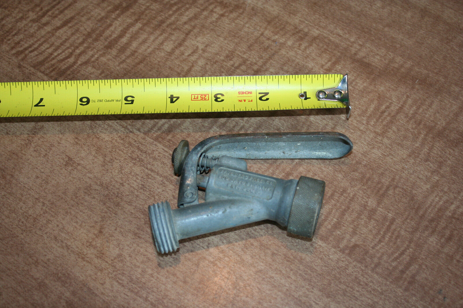Vintage Lindberg Product Co. In Line Hose Valve Normally Open See Pix