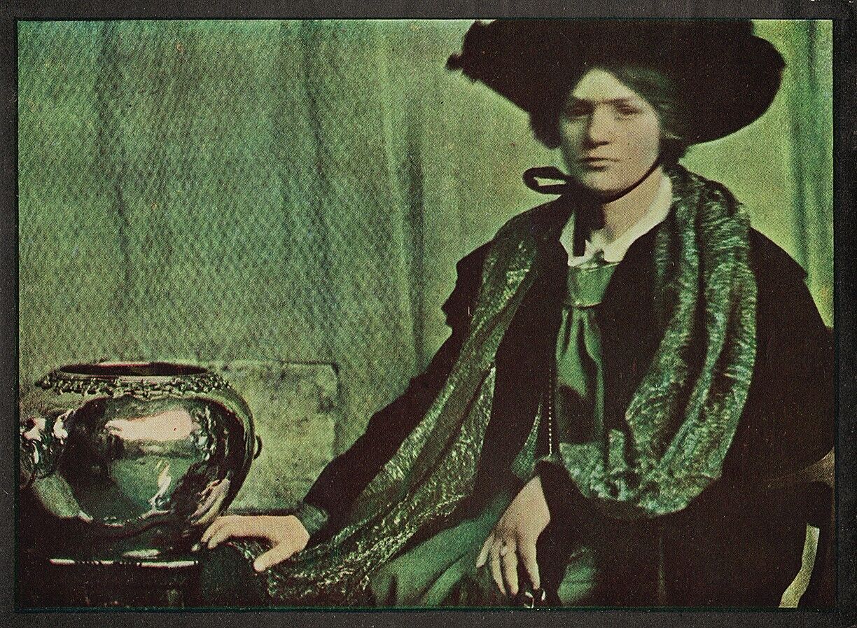 J. CRAIG ANNAN, Miss Jessie King 1908 Tipped-in Halftone from an Autochrome