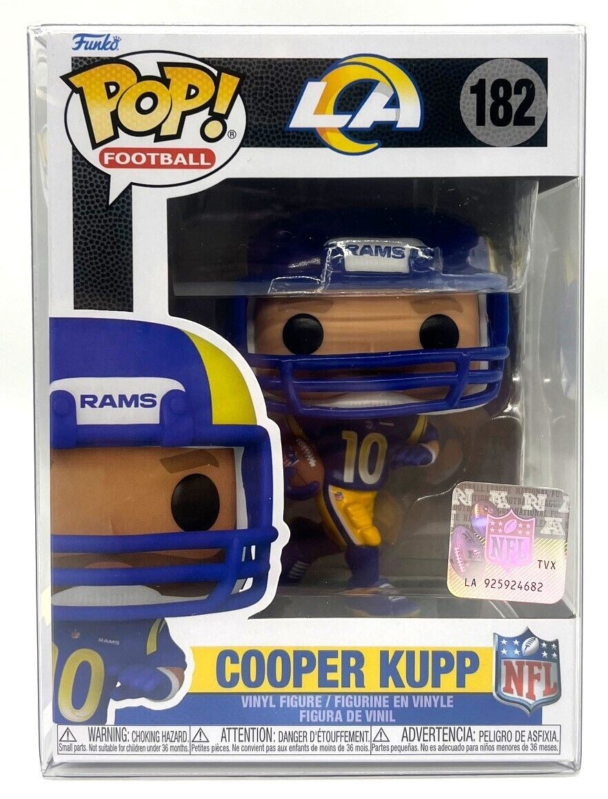 Funko Pop NFL Football LA Rams Cooper Kupp #182 with POP Protector