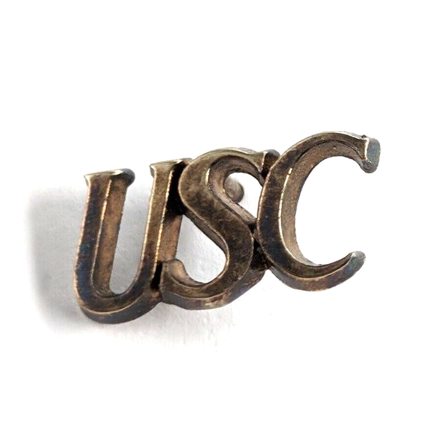 VTG Tiffany & Co USC University Of South California Sterling Silver Pin Tie Tack
