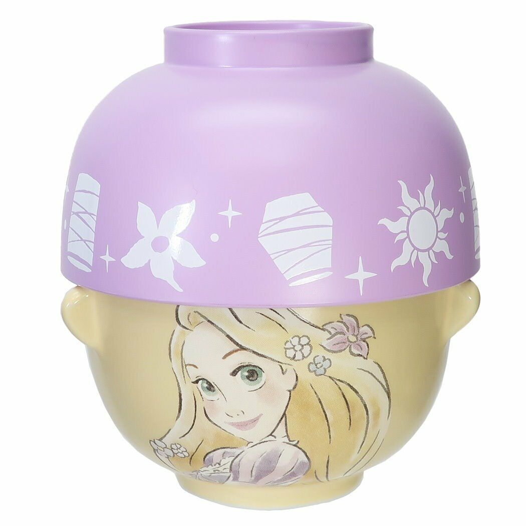 Disney Princess Rapunzel Tangled Soup & Rice Bowl Set Mini Crayon Touch 200ml