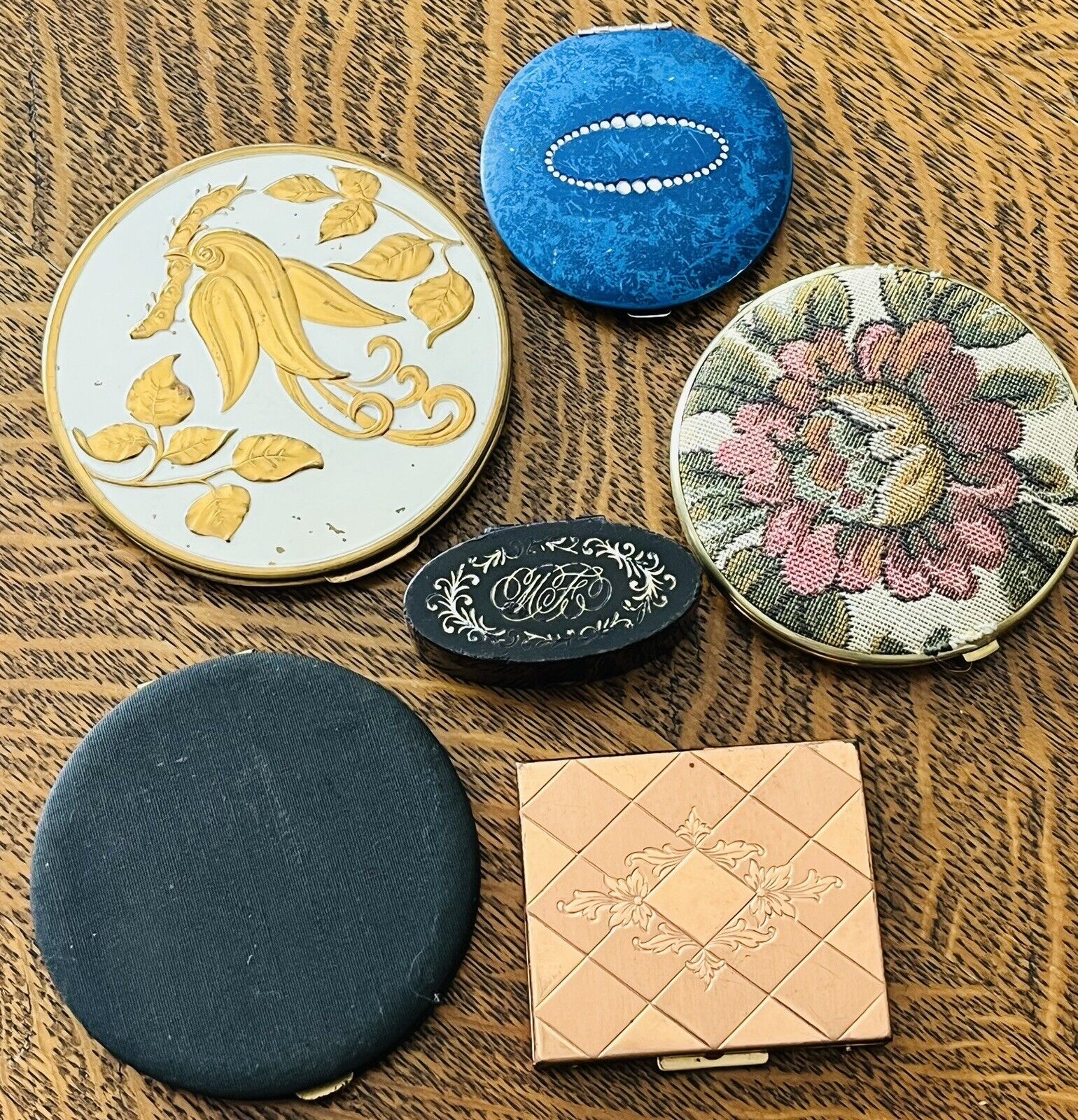 Vintage Compacts Lot Of 6