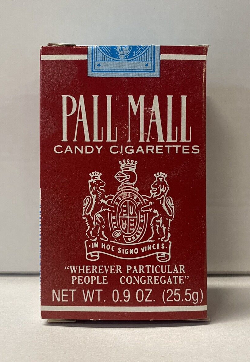Vintage Pall Mall King Size CANDY CIGARETTES  Box Contents still  inside