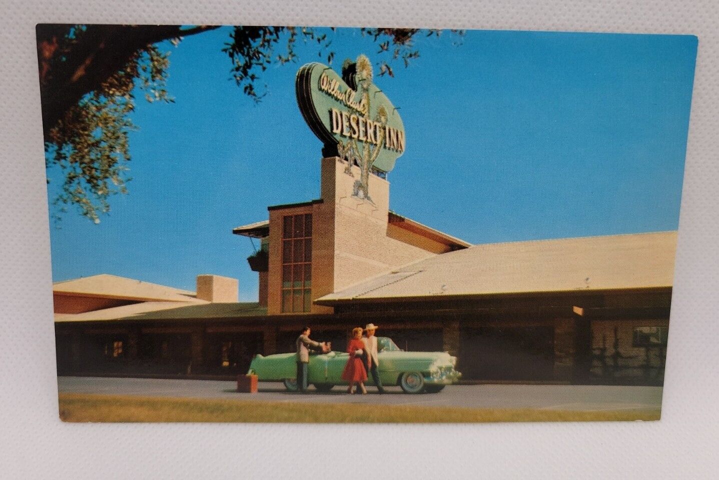 Vintage Postcard Wlibur Clark\'s Desert Inn Las Vegas Nevada Cars