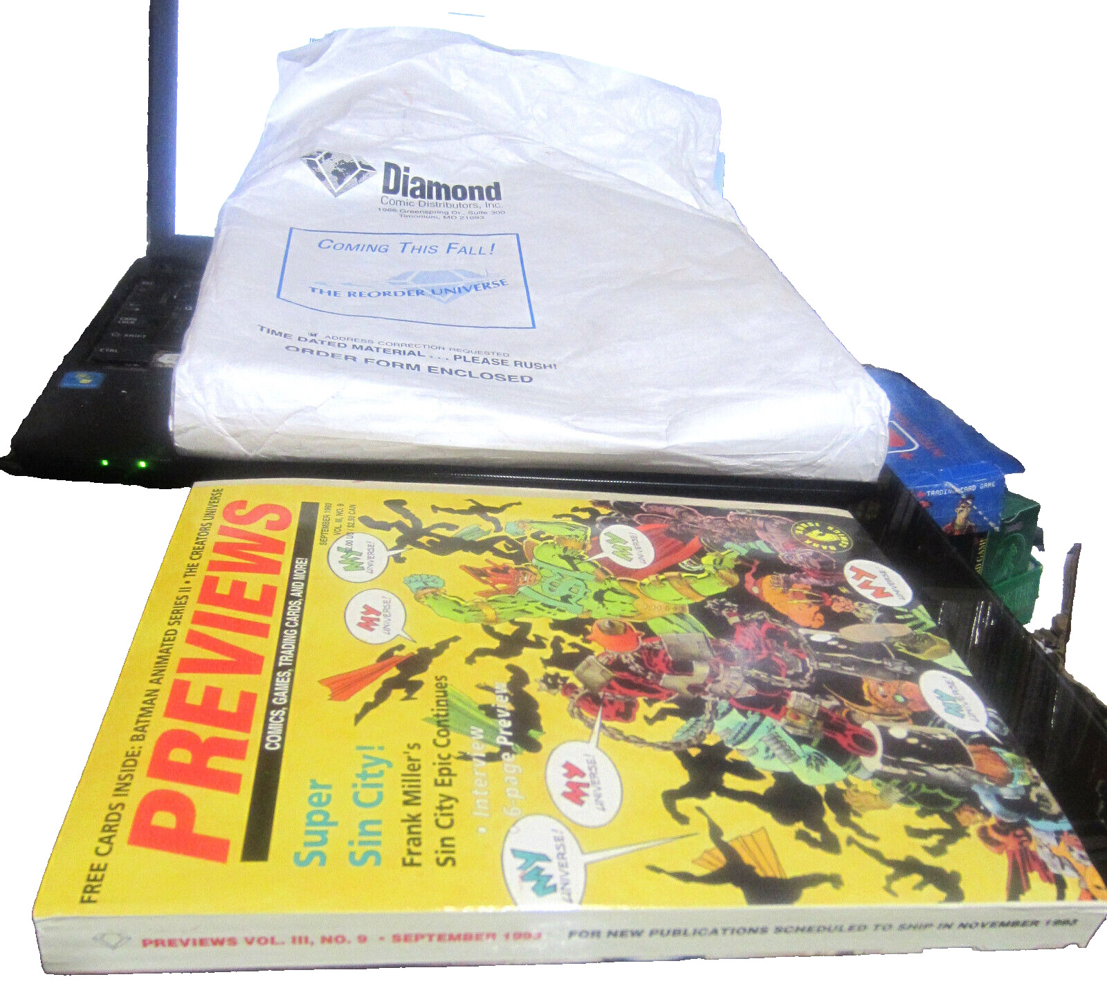 Very Rare Previews Vol. 3 #9 September 1993.Diamond Comics COMPLETE Order Pack
