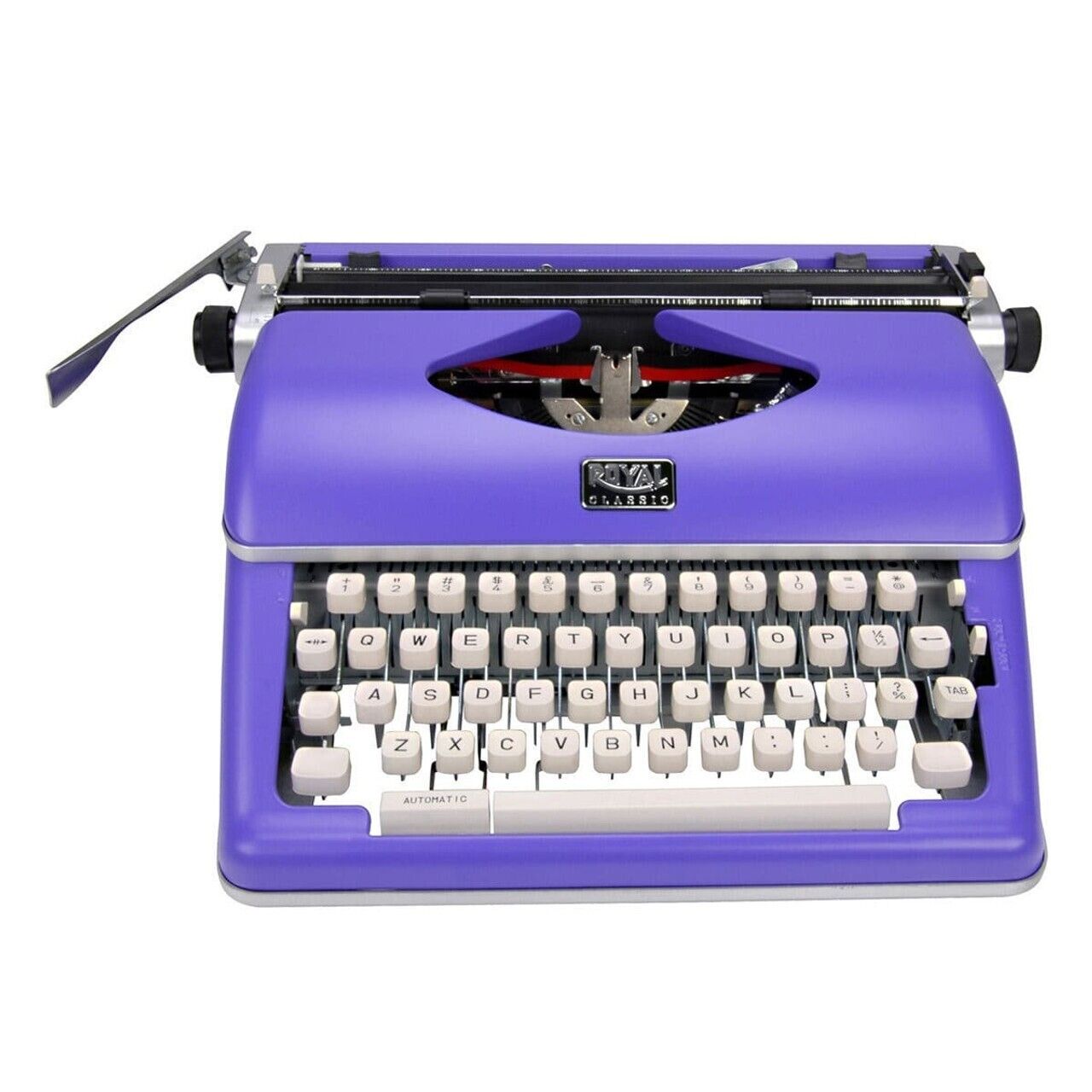 Royal Classic Manual Typewriter Purple