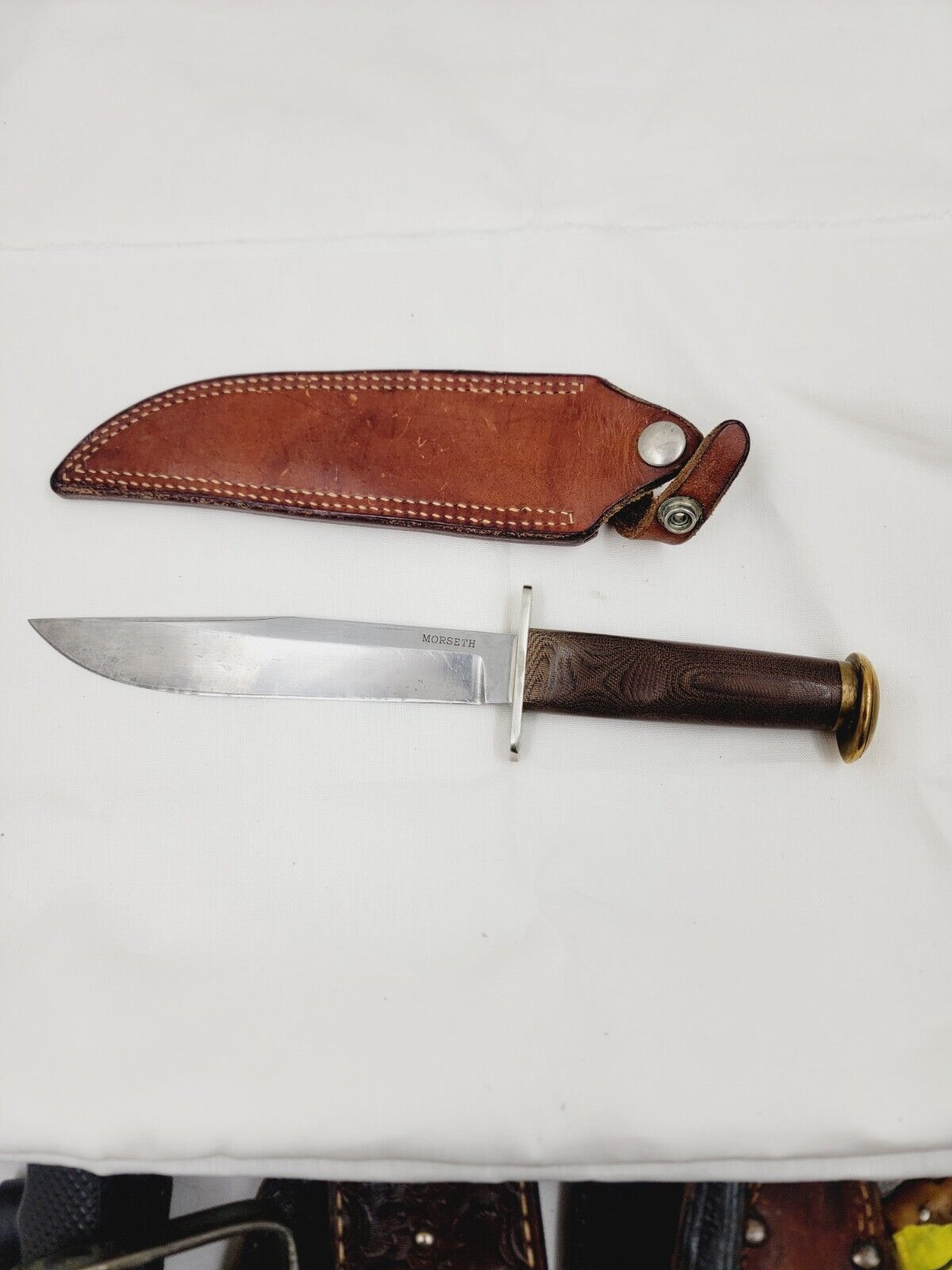 Early Morseth Fixed Blade Knife 12\