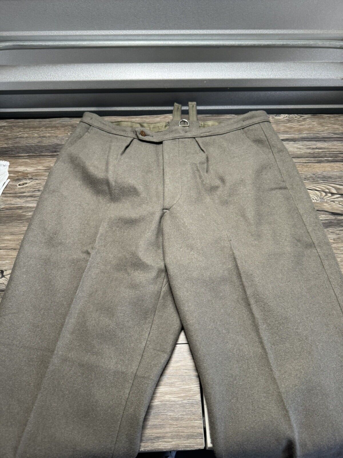 XLarge SG56 Authentic East German Grey Officer Trousers Pants Breeches NVA 38x30