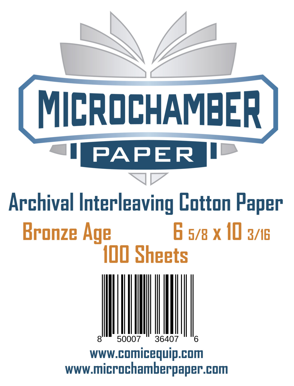 MicroChamber Paper Bronze Size 100 Sheets 6-5/8