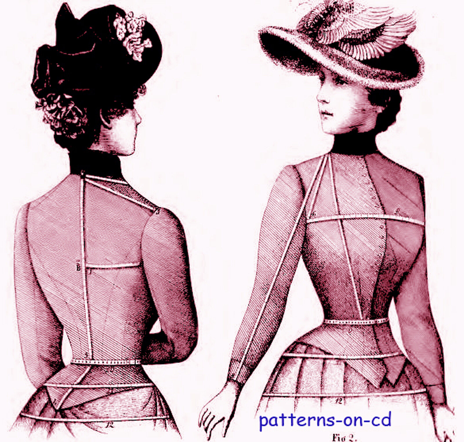 Victorian DRESSMAKER costume jacket cape pattern making