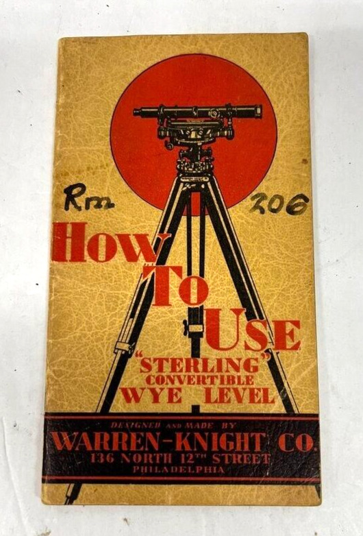 Vintage 1939 Warren-Knight-\