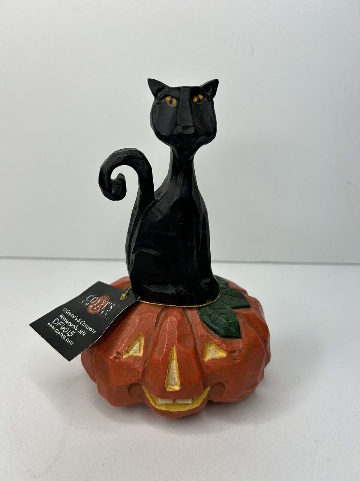 Coyne’s & Company Halloween Black Cat Pumpkin Jack O’ Lantern David Frykman
