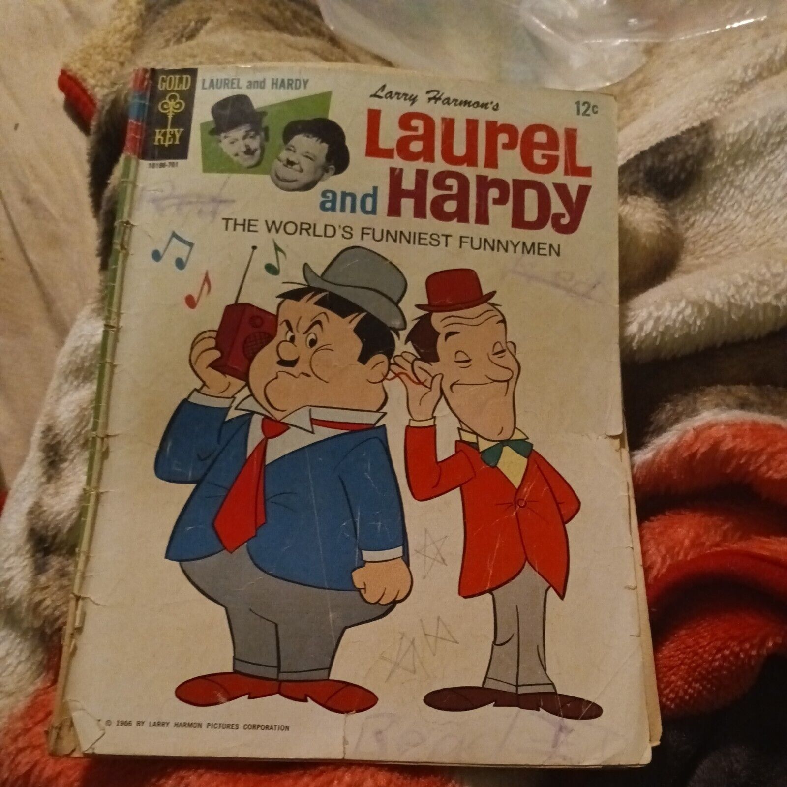 LAUREL AND HARDY Larry Harmon’s #1 1966 Gold Key Comics (First Issue) silver age
