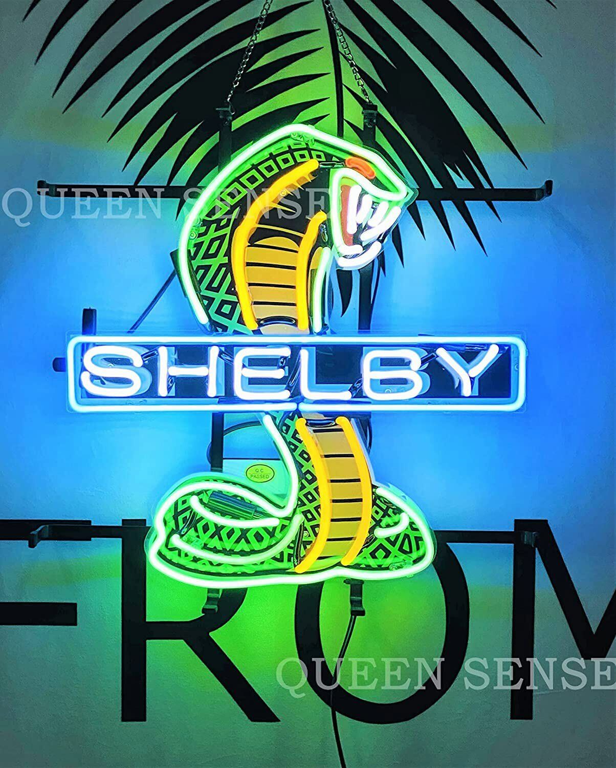New Shelby Cobra Auto Neon Light Sign Lamp HD Vivid Printing Technology 20