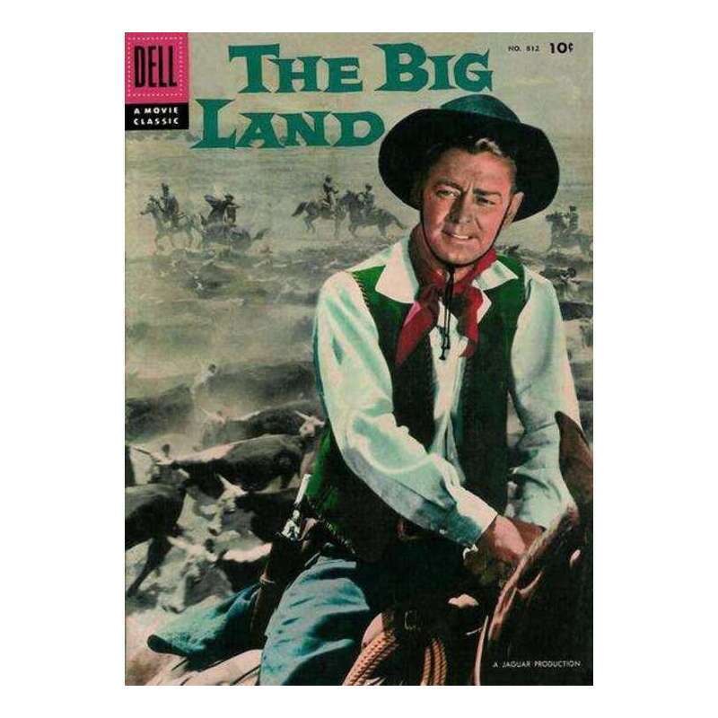 Big Land #1 in Fine minus condition. Dell comics [t.