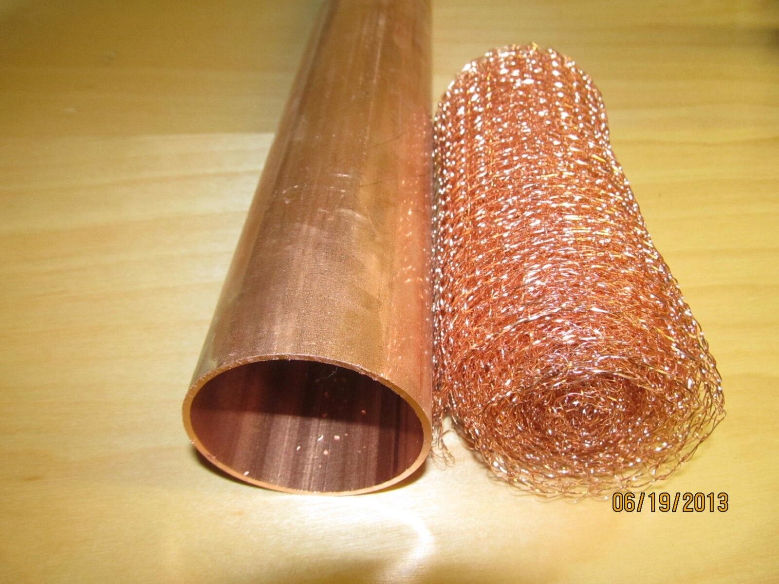100% copper mesh 10' roll E85 reflux 2