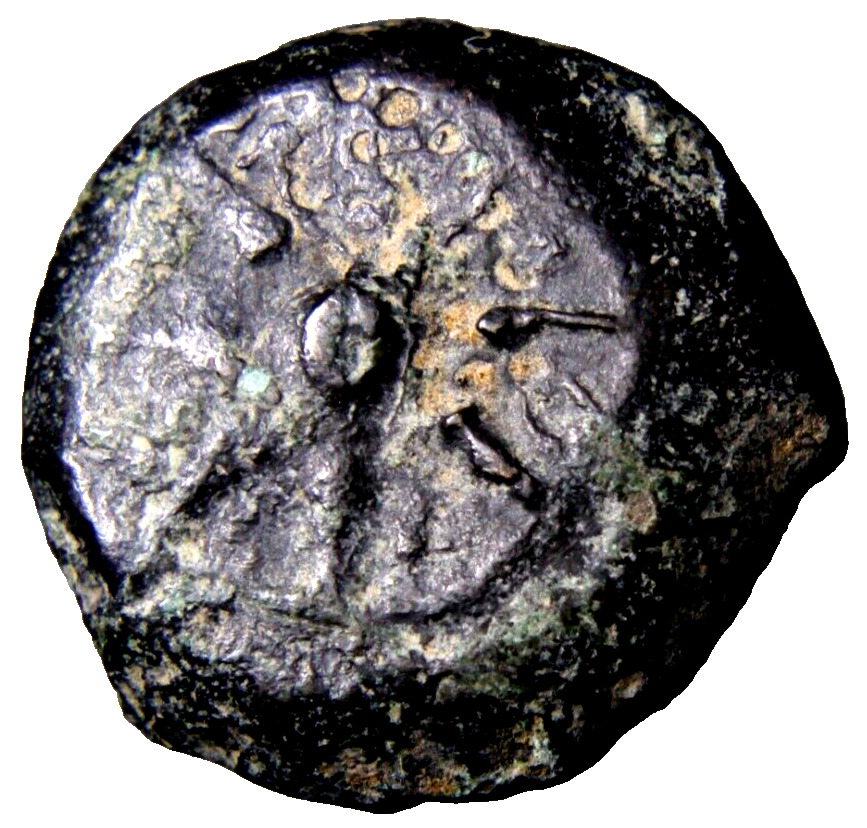 Judaea Hasmonean Kingdom Alexander Jannaeus Widow Mite Prutah Ancient Greek Coin