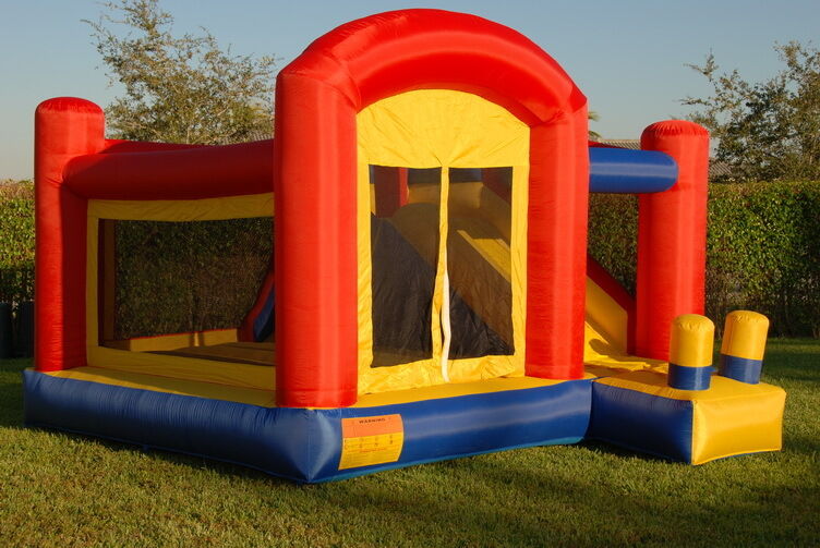 Super Slide Bounce House Inflatable Bouncer Moonwalk Jumper Jump Bouncy Castle