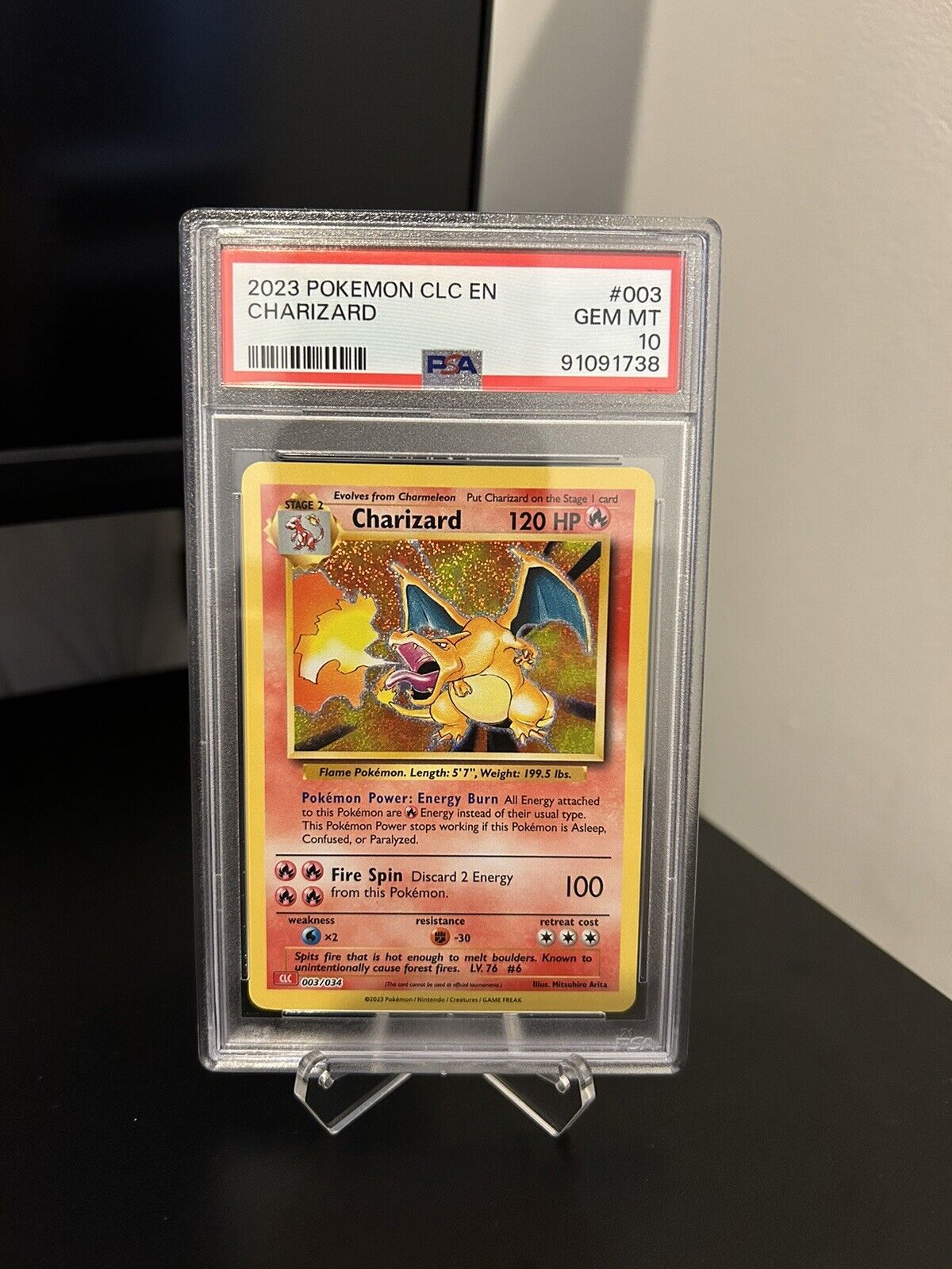 PSA 10 Pokémon TCG Charizard Pokemon: Trading Card Game Classic 003/034 Holo