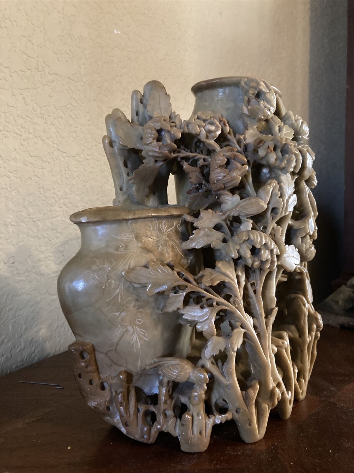 Hand-carved Soapstone Vase